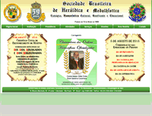Tablet Screenshot of heraldica.org.br